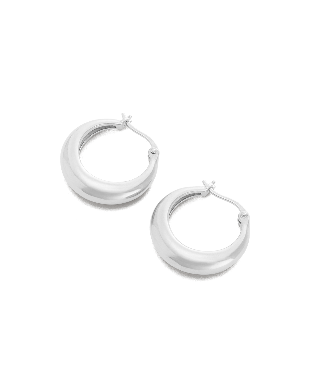 GLOW HOOPS (STERLING SILVER) IMAGE 4