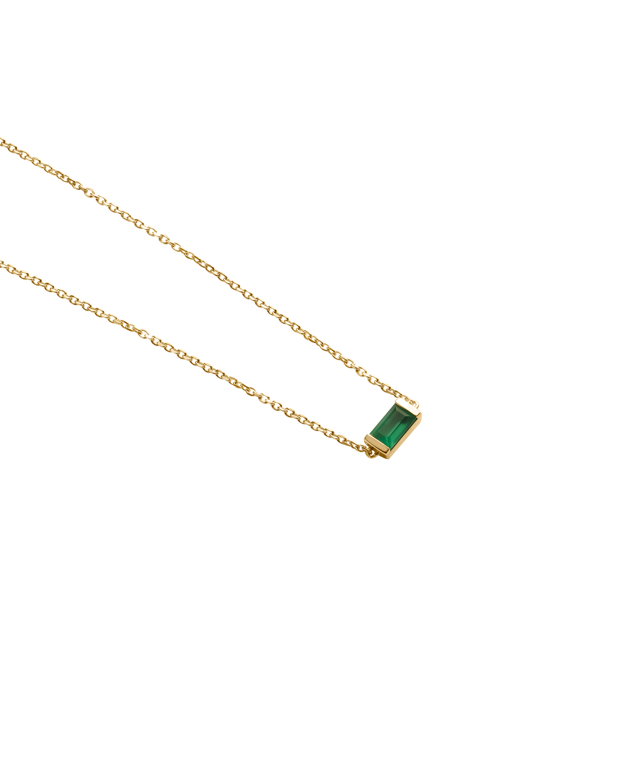BAGUETTE BIRTHSTONE BRACELET (18K GOLD VERMEIL)