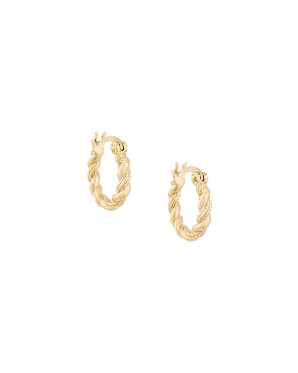 HORIZON HOOPS SMALL (18K GOLD PLATED) - IMAGE 1