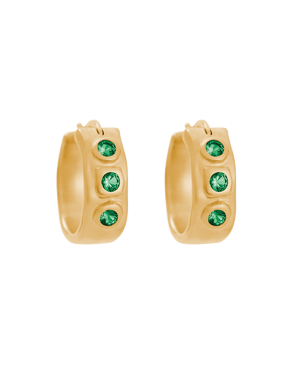 IL MARE HOOPS (18K GOLD PLATED) IMAGE 1