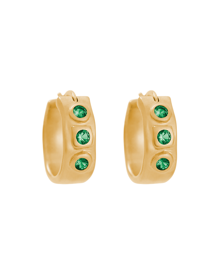 IL MARE HOOPS (18K GOLD PLATED) IMAGE 1