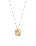 INDIGO COIN NECKLACE (18K GOLD VERMEIL) IMAGE 1