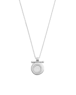 INDIGO COIN NECKLACE (STERLING SILVER)