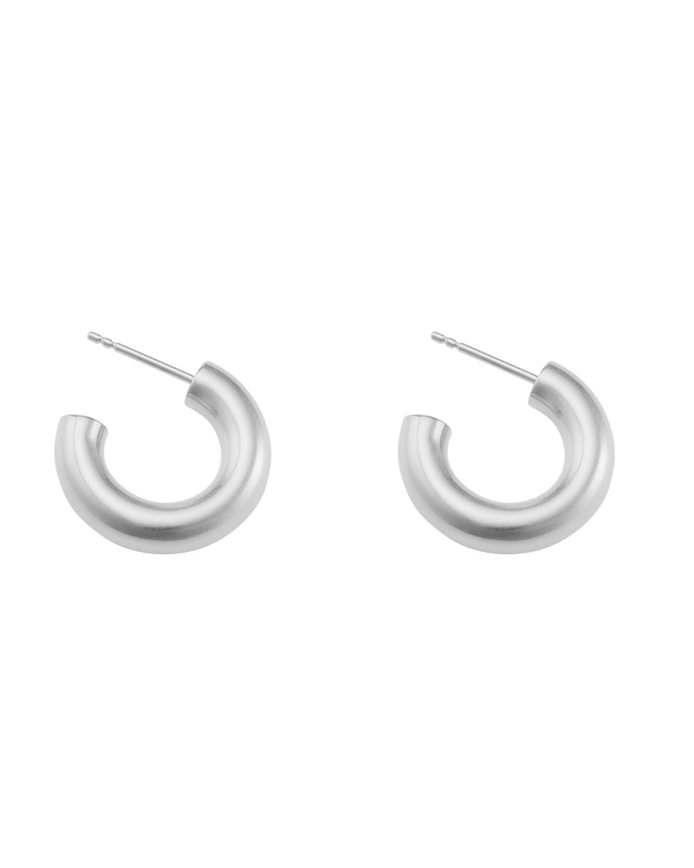 JARDIN HOOPS MEDIUM (STERLING SILVER) IMAGE 5