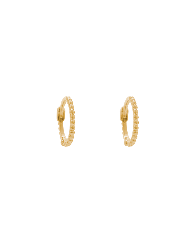 L'AMOUR HOOPS (18K GOLD PLATED) IMAGE 1