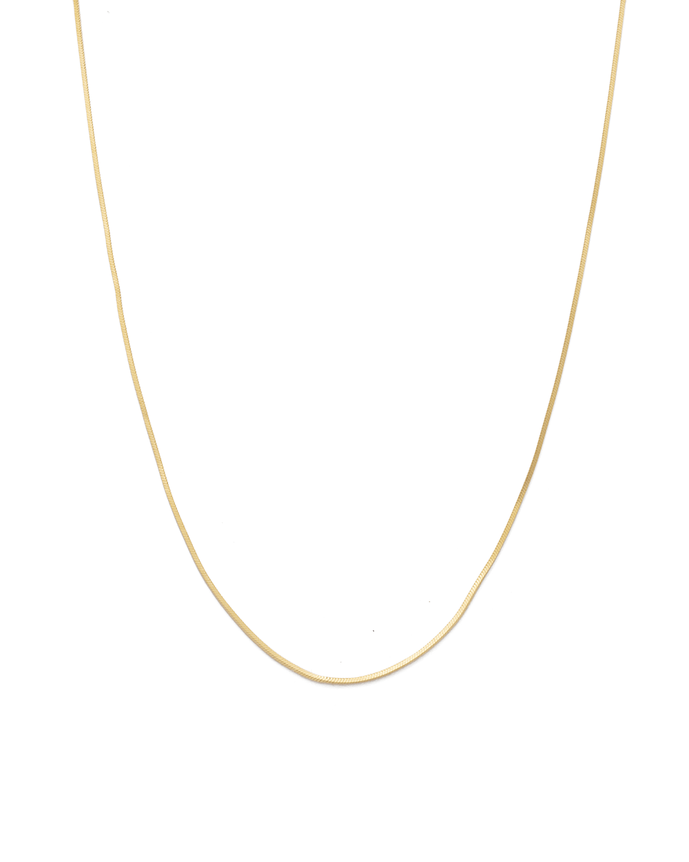 LAST LIGHT CHAIN NECKLACE (18K GOLD PLATED) IMAGE 1