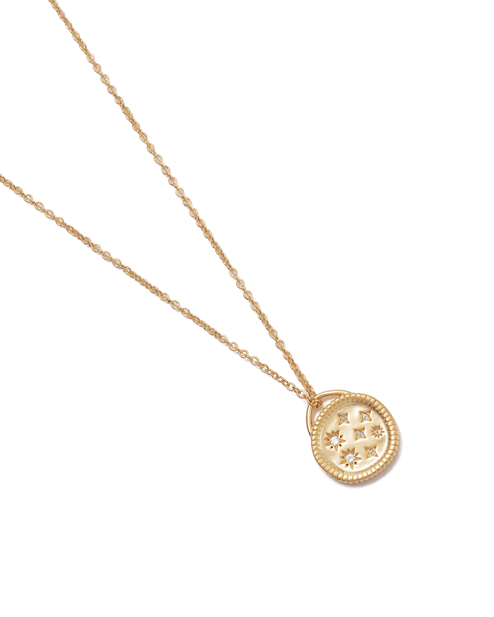 LILAC SKIES COIN NECKLACE (18K GOLD VERMEIL)