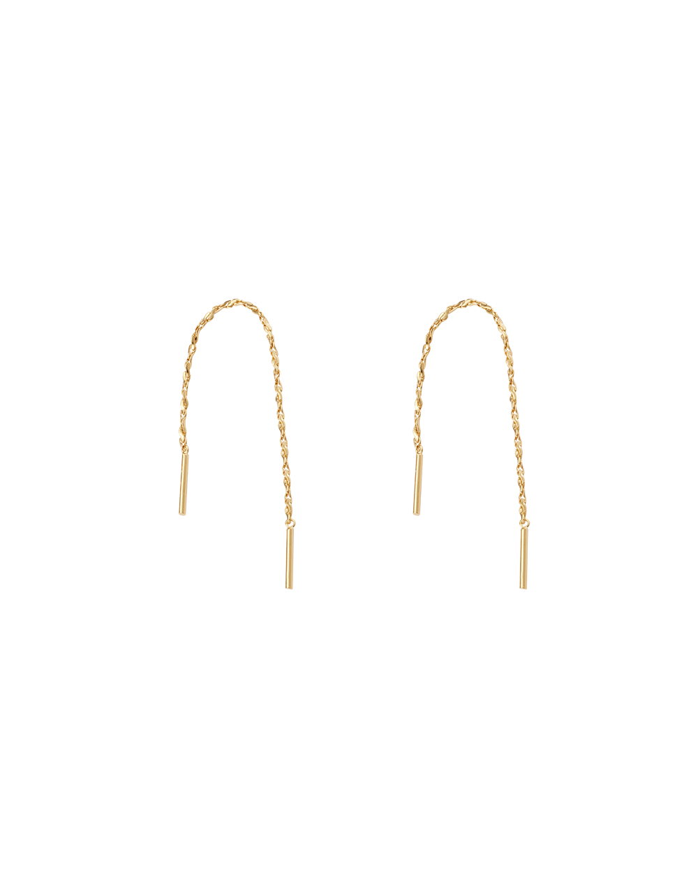 LUCIA THREADER (18K GOLD PLATED) IMAGE 1