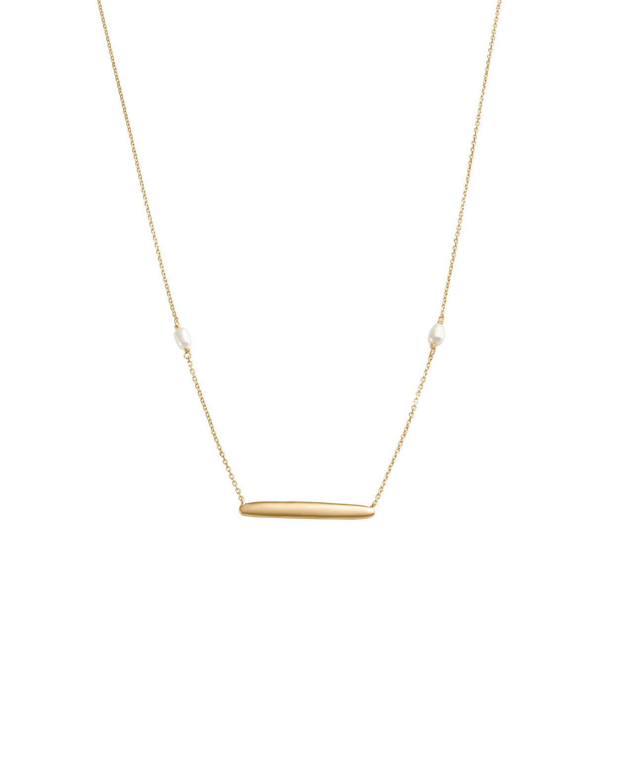 MARIS ENGRAVABLE NECKLACE (18K GOLD VERMEIL) IMAGE 1