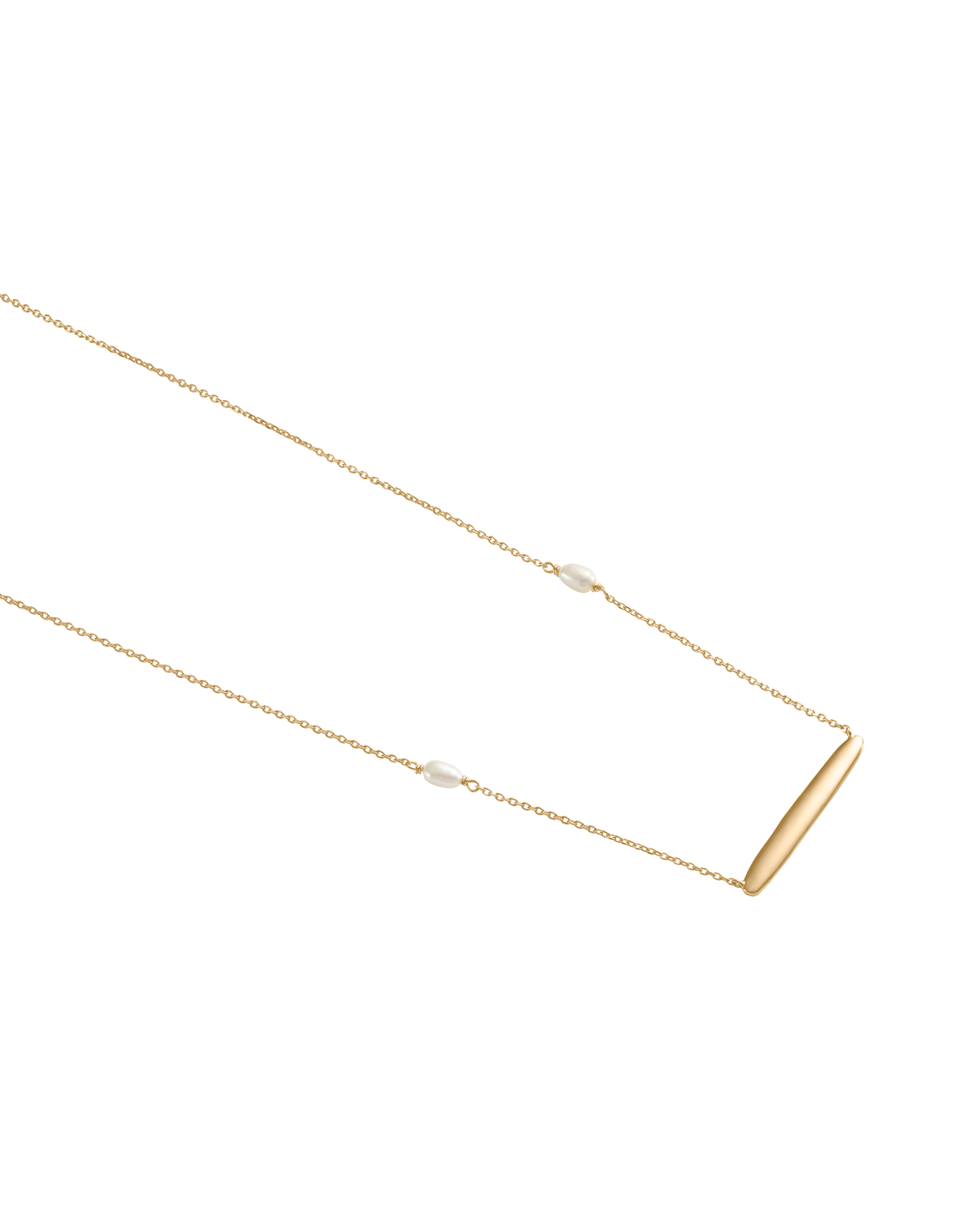 MARIS ENGRAVABLE NECKLACE (18K GOLD VERMEIL)