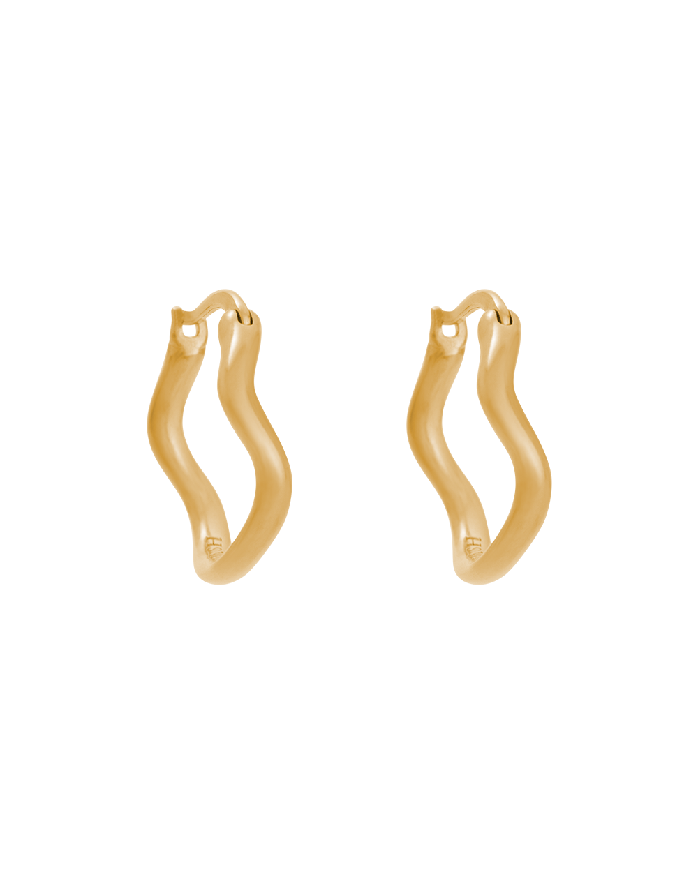 ONDA HOOPS (18K GOLD PLATED) IMAGE 1