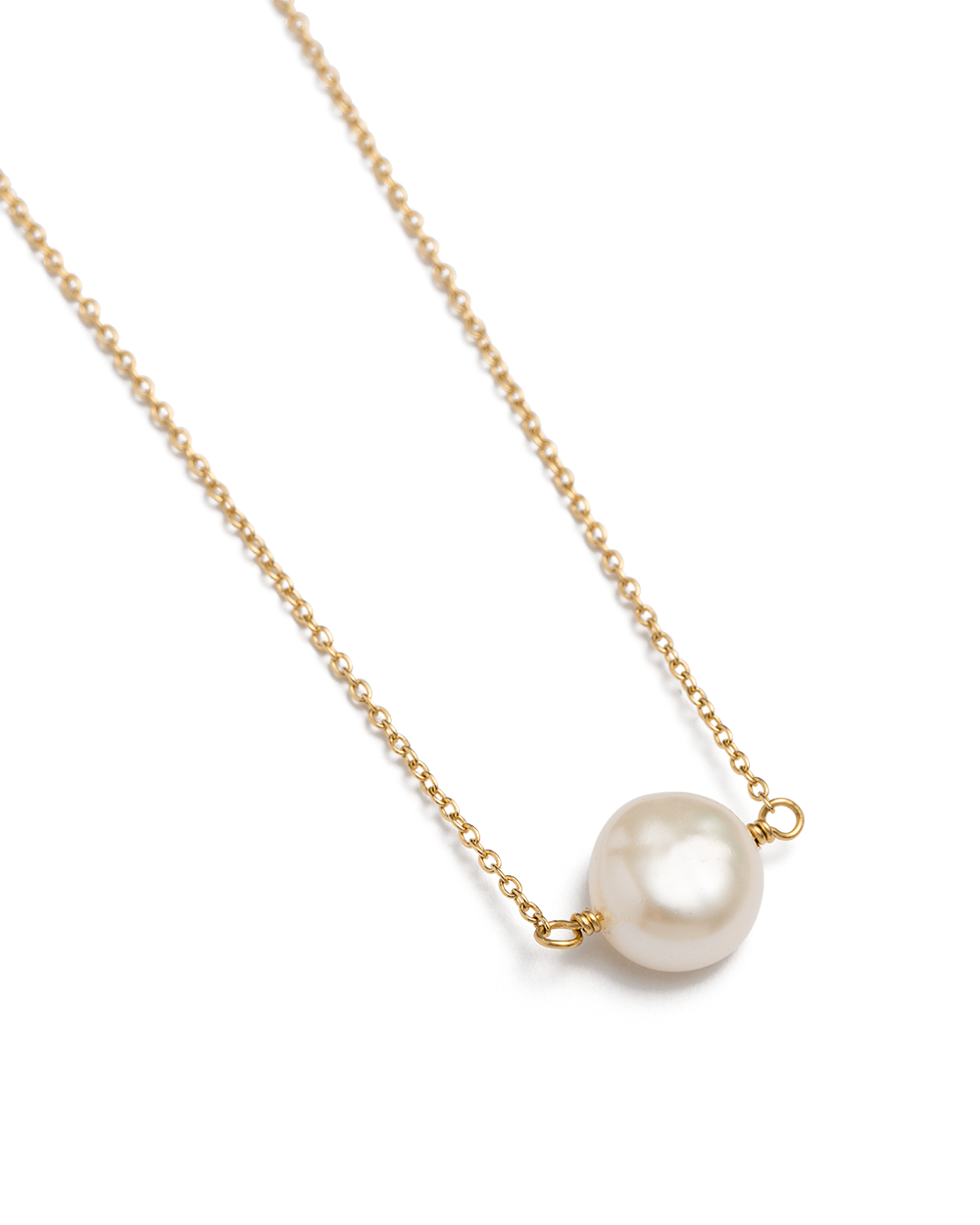PEARL CHOKER (18K GOLD PLATED) - IMAGE 4