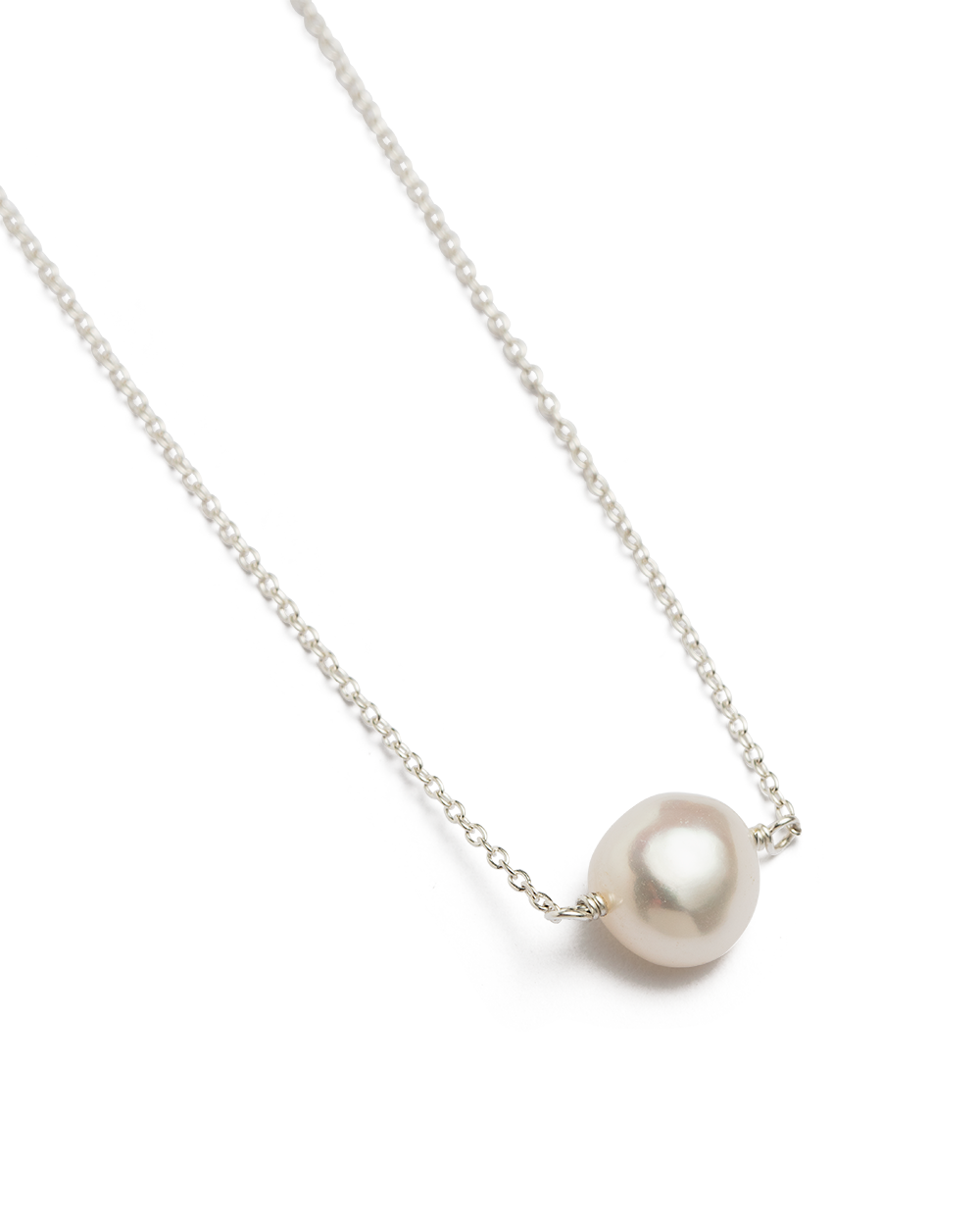 PEARL CHOKER  (STERLING SILVER) - IMAGE 4