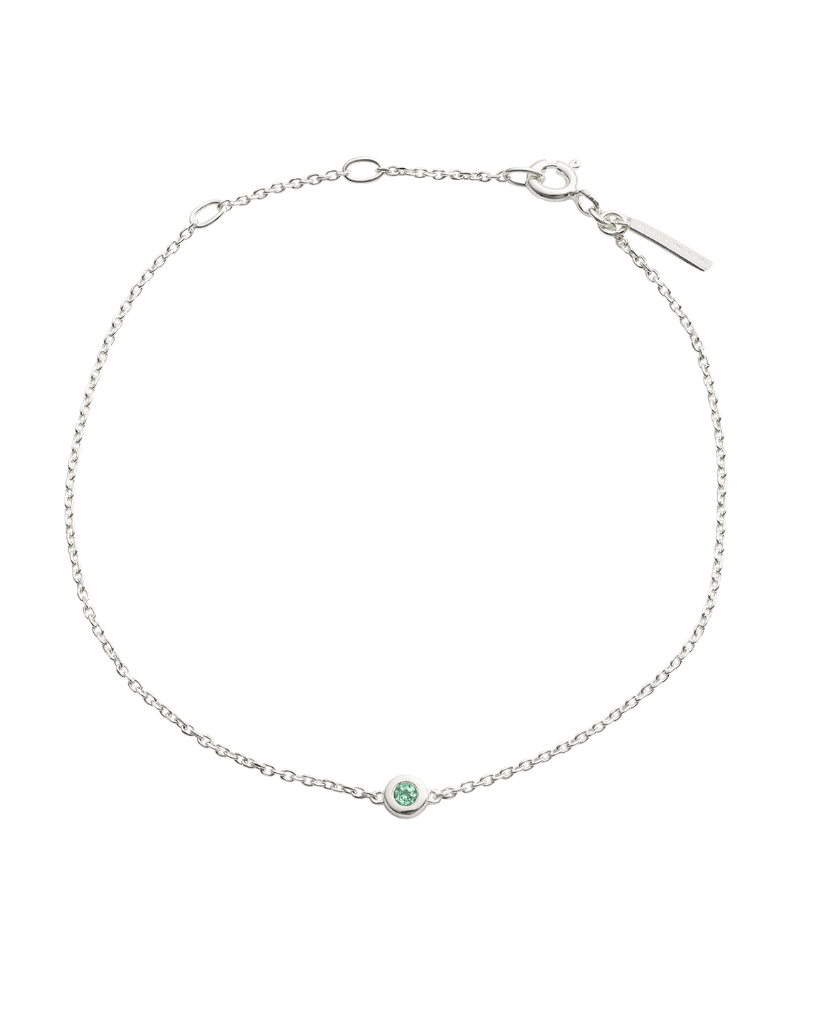 PETITE BIRTHSTONE BRACELET (STERLING SILVER) IMAGE 10
