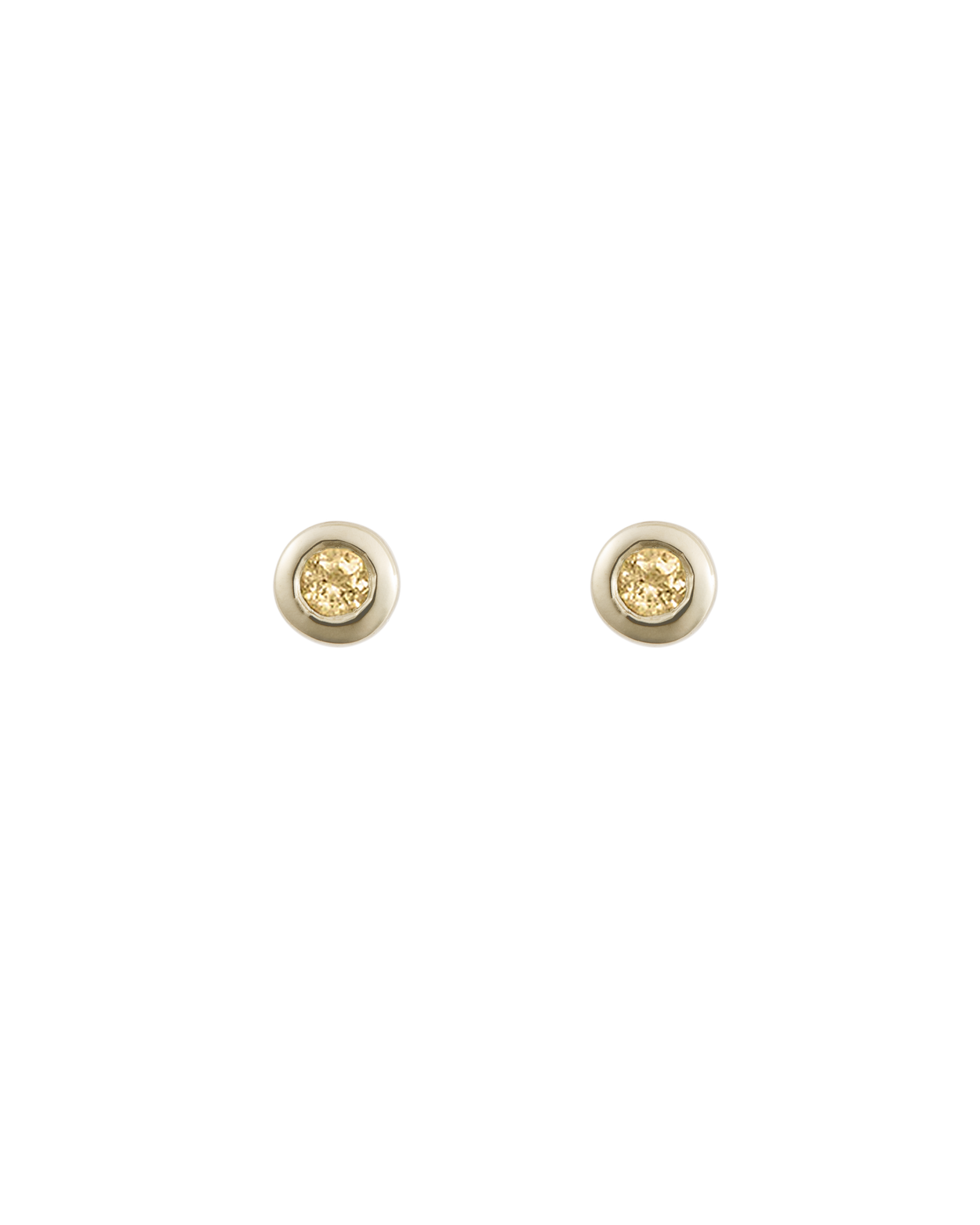 PETITE BIRTHSTONE STUDS (9K GOLD) IMAGE 16