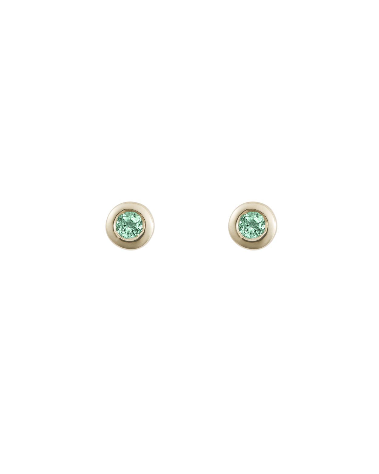 PETITE BIRTHSTONE STUDS (9K GOLD) IMAGE 10