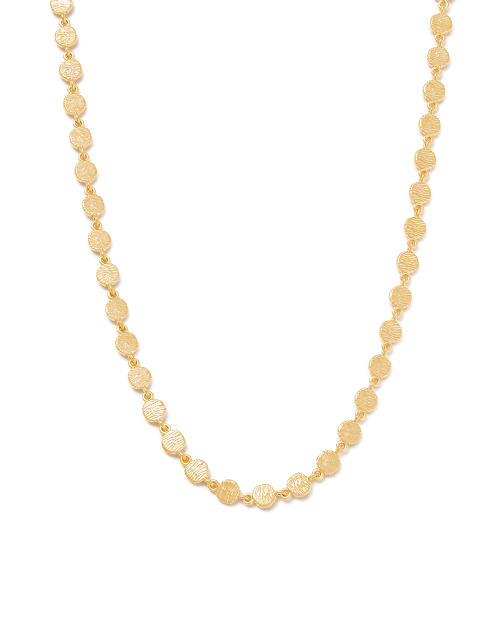REFLECTION CHAIN NECKLACE (18K GOLD PLATED) IMAGE 1