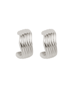 RISE HALF HOOPS (STERLING SILVER) IMAGE 1