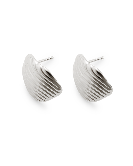 RISE OVERSIZED STUDS (STERLING SILVER) IMAGE 5