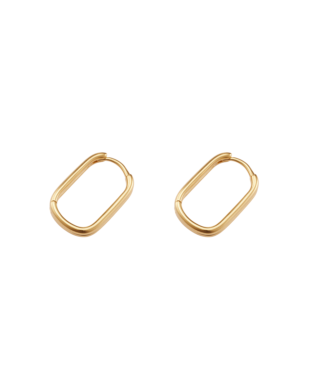 ROAM HOOPS MEDIUM (18K GOLD PLATED) IMAGE 5