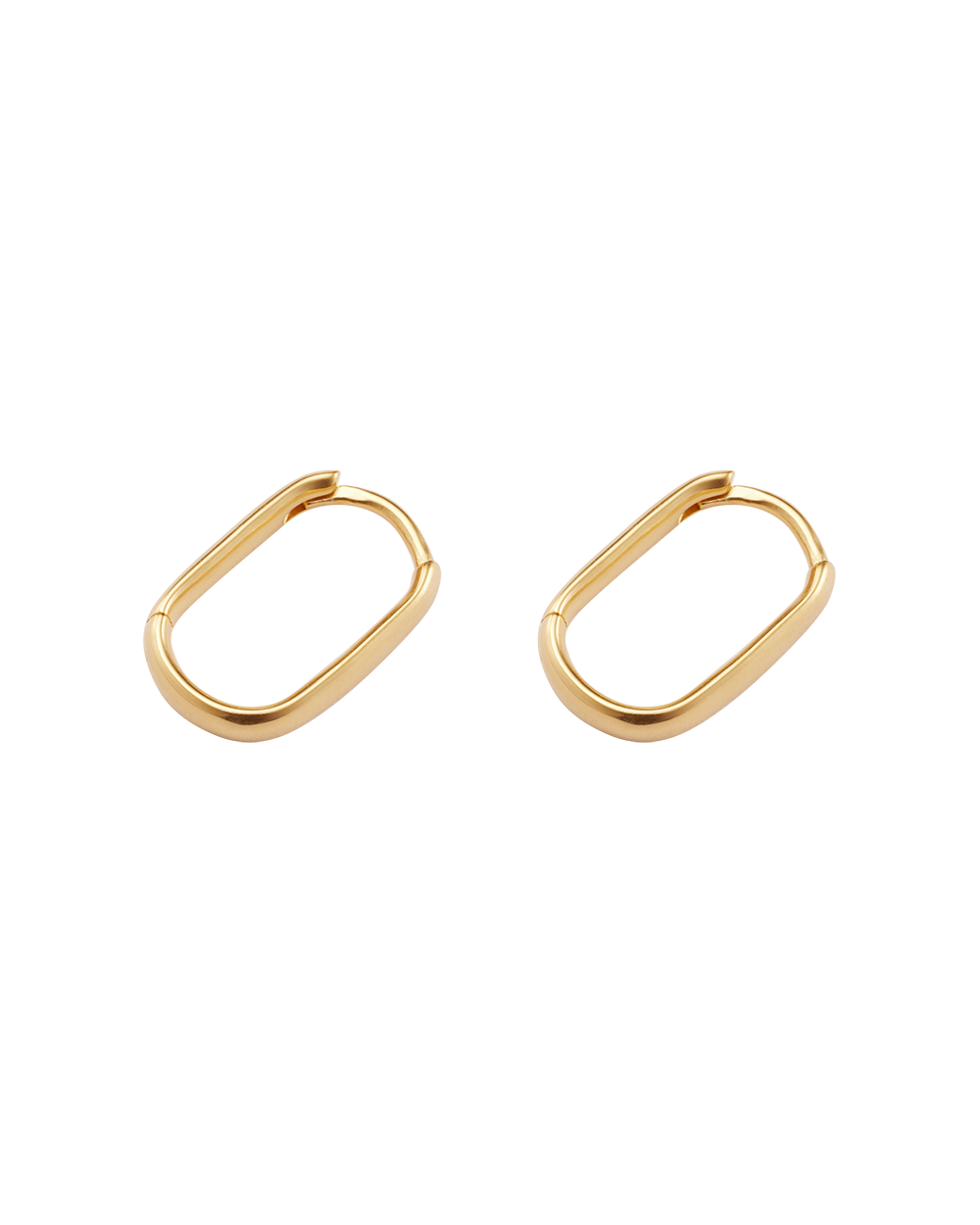 ROAM HOOPS SMALL (18K GOLD PLATED) IMAGE 5