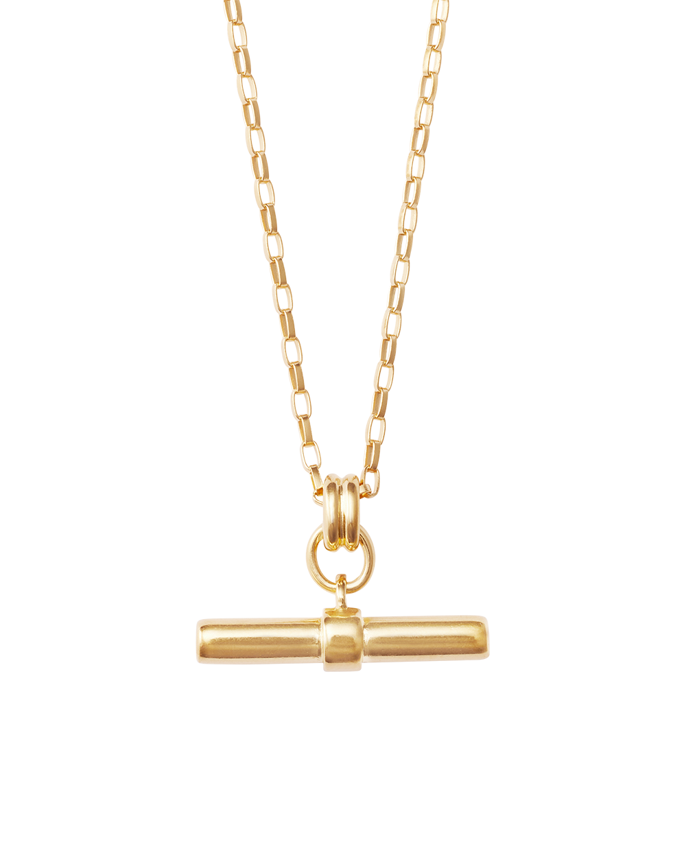 ROAM T-BAR NECKLACE (18K GOLD VERMEIL) IMAGE 1