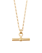 ROAM T-BAR NECKLACE (18K GOLD VERMEIL) IMAGE 1