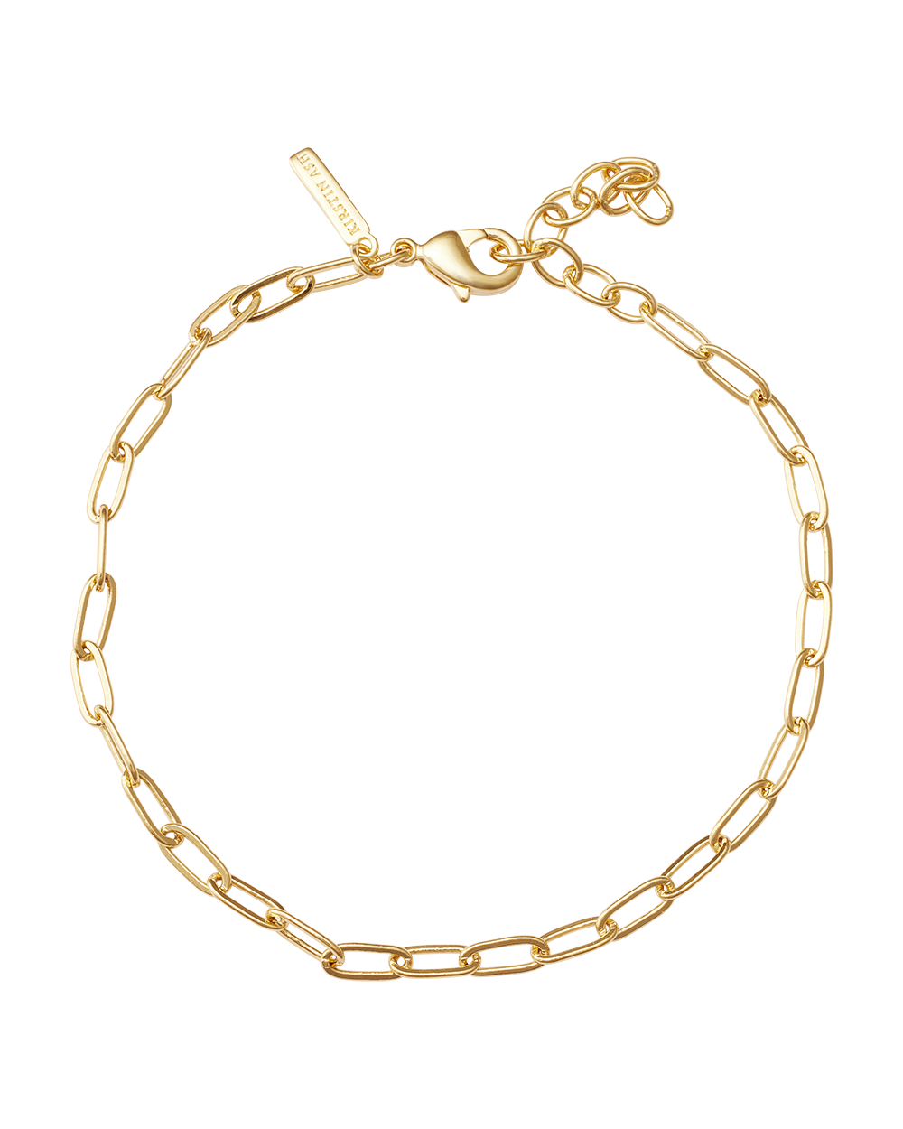 RUE CHAIN BRACELET (18K GOLD PLATED)