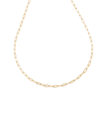 RUE CHAIN NECKLACE (18K GOLD PLATED)