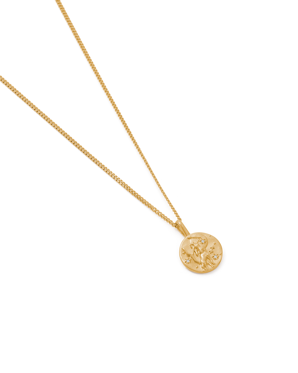 SAGITTARIUS PETITE ZODIAC NECKLACE (18K GOLD VERMEIL) IMAGE 4