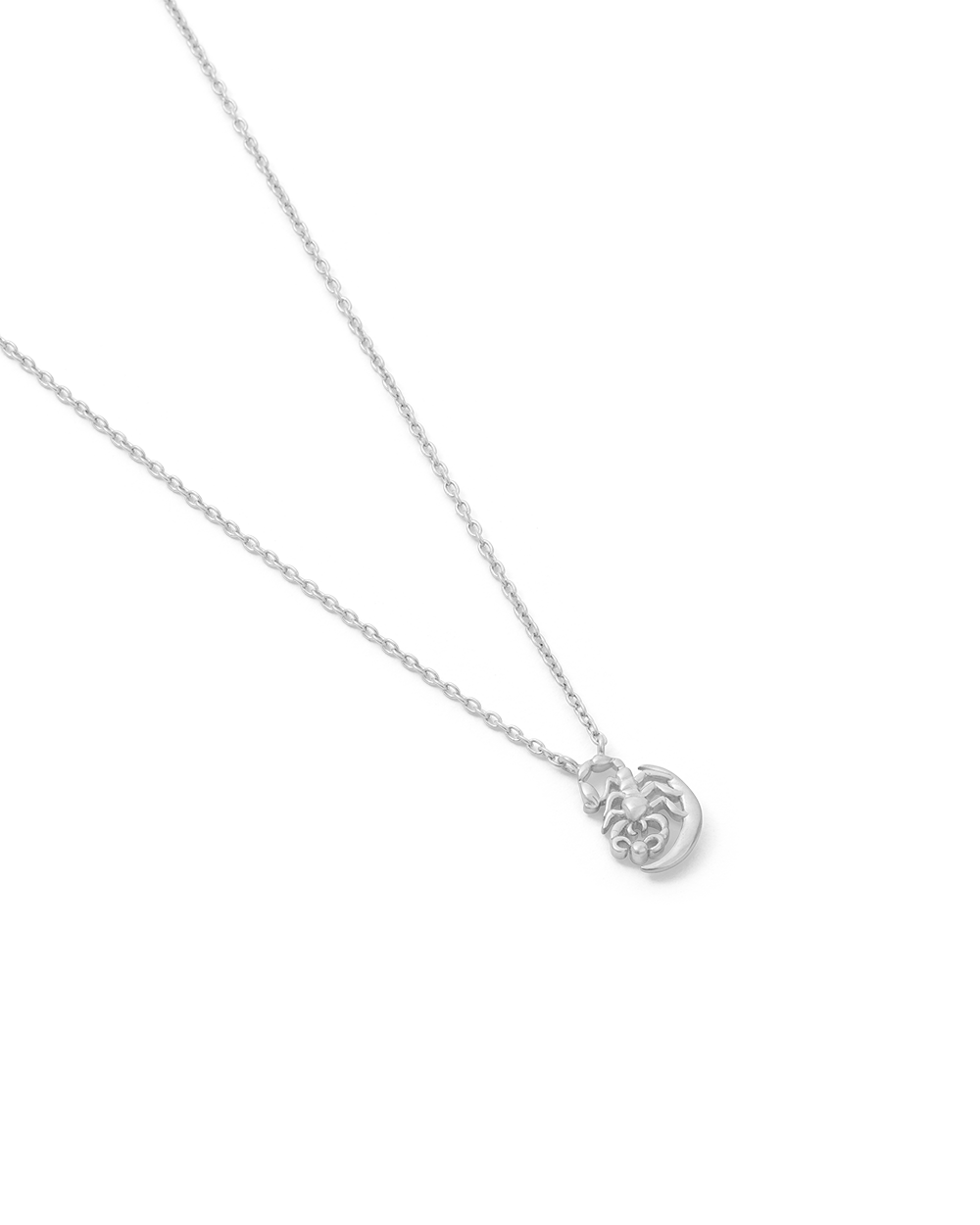 SCORPIO STAR SIGN NECKLACE (STERLING SILVER)