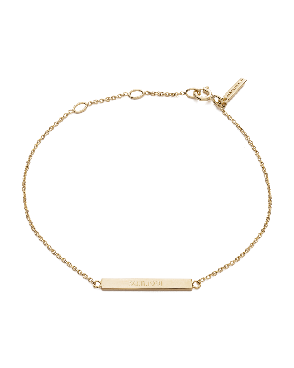 SENTIMENT BAR BRACELET (9K GOLD) IMAGE 6