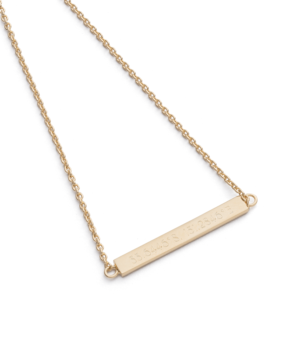 SENTIMENT BAR BRACELET (9K GOLD) IMAGE 5