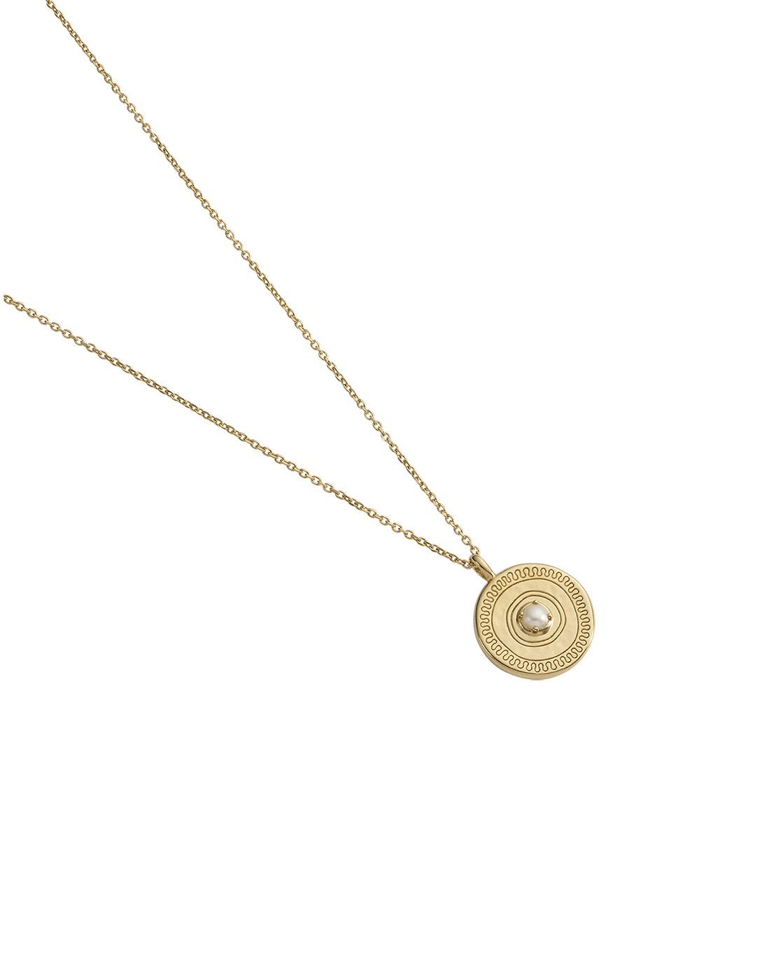 SOLACE COIN NECKLACE (18K GOLD VERMEIL)