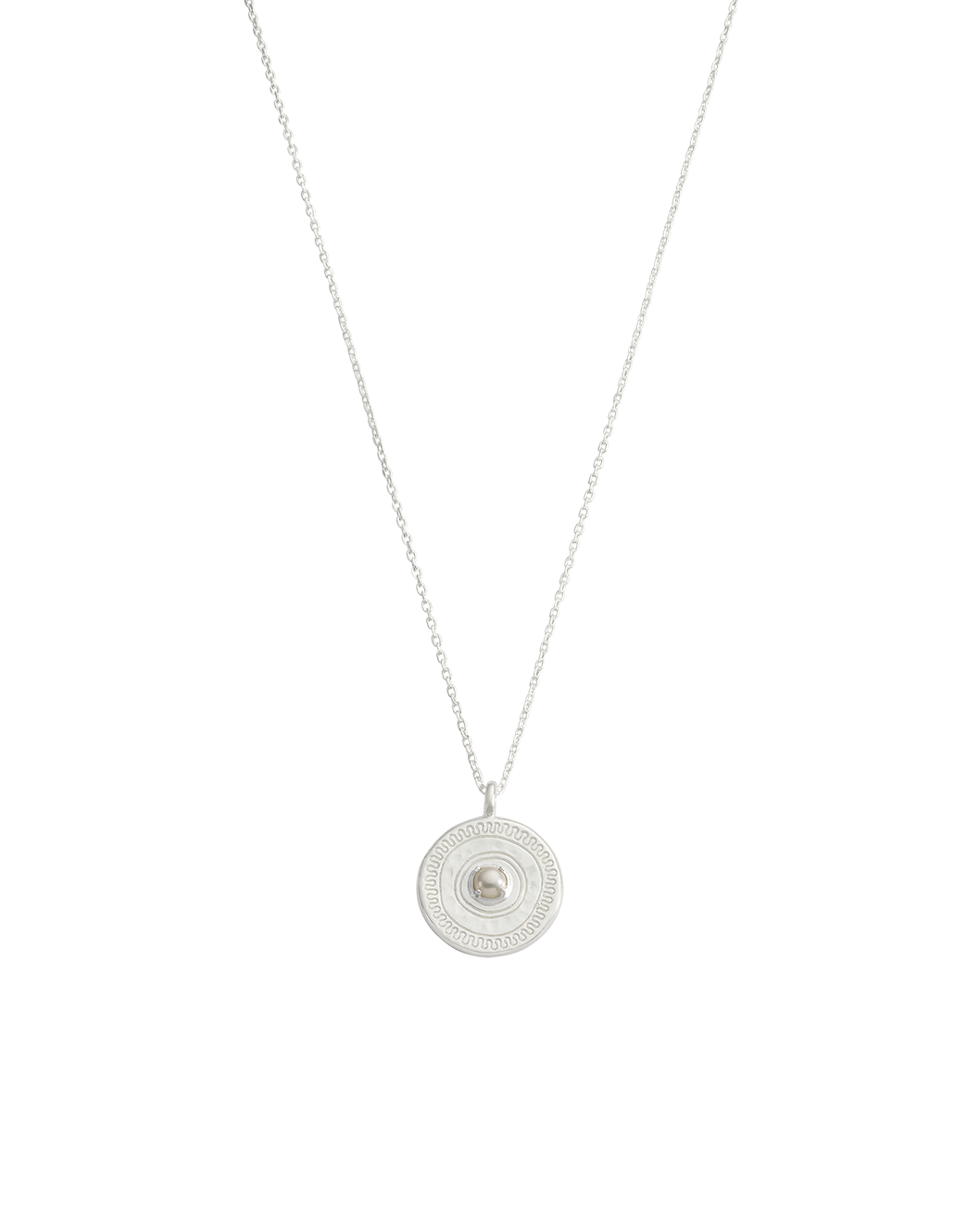 SOLACE COIN NECKLACE (STERLING SILVER)