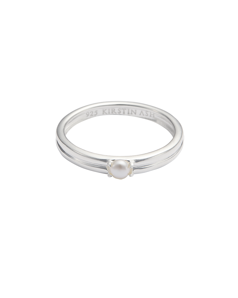 SOLACE PEARL RING (STERLING SILVER) IMAGE 1