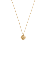 SOLARA COIN NECKLACE (18K GOLD VERMEIL)