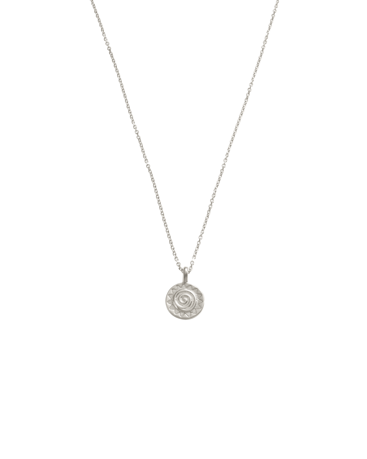 SOLARA COIN NECKLACE (STERLING SILVER)