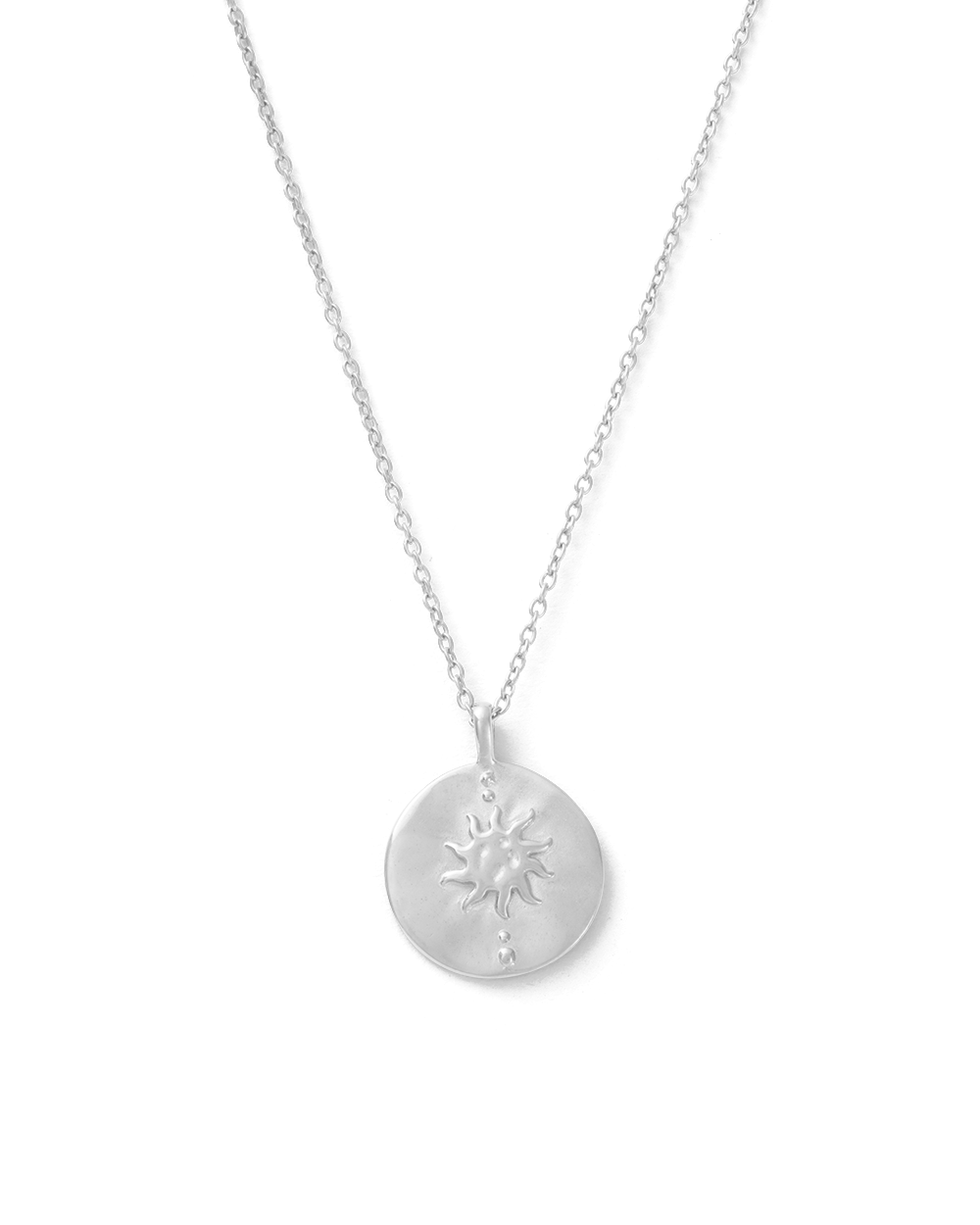 SOLIS COIN NECKLACE (STERLING SILVER)