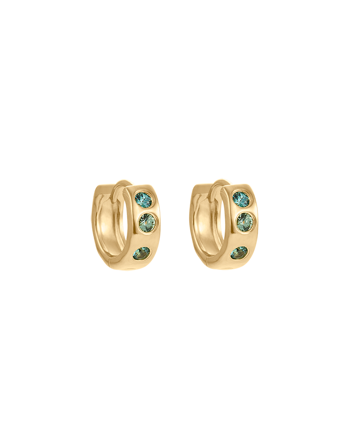 SORBET HOOPS (18K GOLD PLATED) IMAGE 1