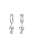 SWEET ESCAPE HOOPS (STERLING SILVER) IMAGE 1