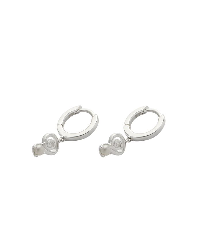 SWEET ESCAPE HOOPS (STERLING SILVER) IMAGE 4
