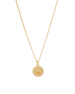 TAURUS PETITE ZODIAC NECKLACE (18K GOLD VERMEIL) IMAGE 1