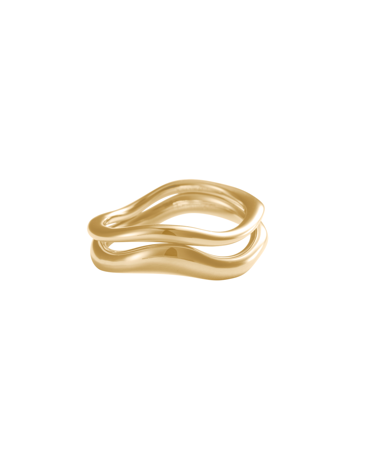 TEMPO STACKING RING SET (18K GOLD PLATED) IMAGE 1