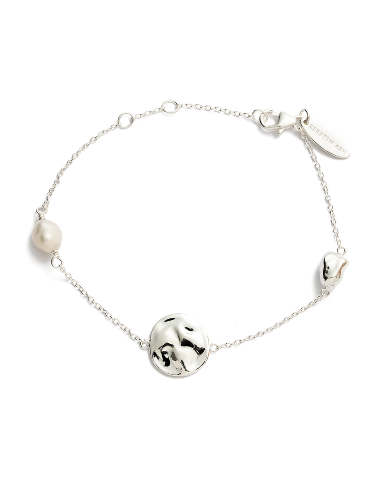 TIDAL PEARL BRACELET (STERLING SILVER) IMAGE 1