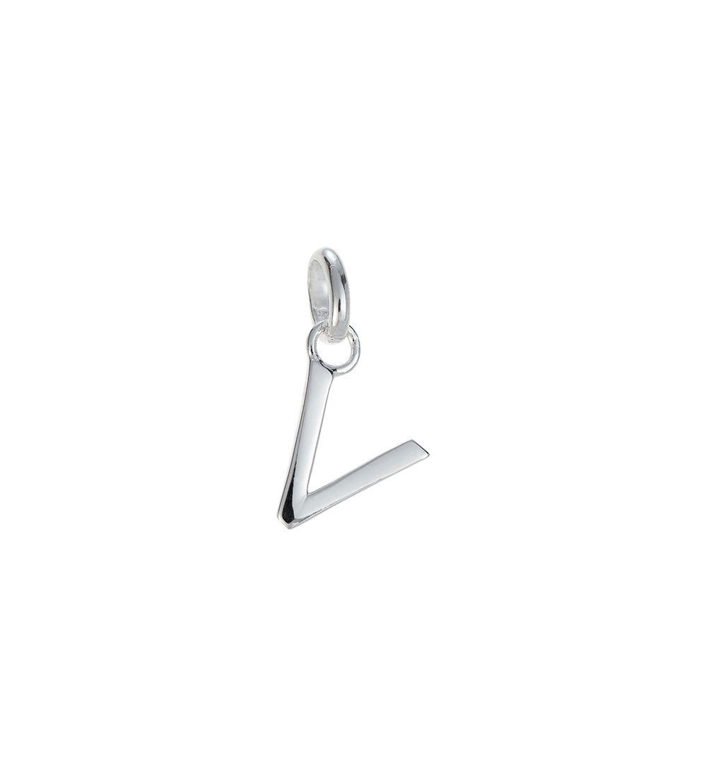 OUTLINE INITIAL A-Z (STERLING SILVER) IMAGE 27