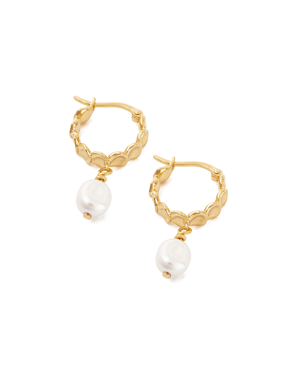 VACATION HOOPS (18K GOLD PLATED) IMAGE 8