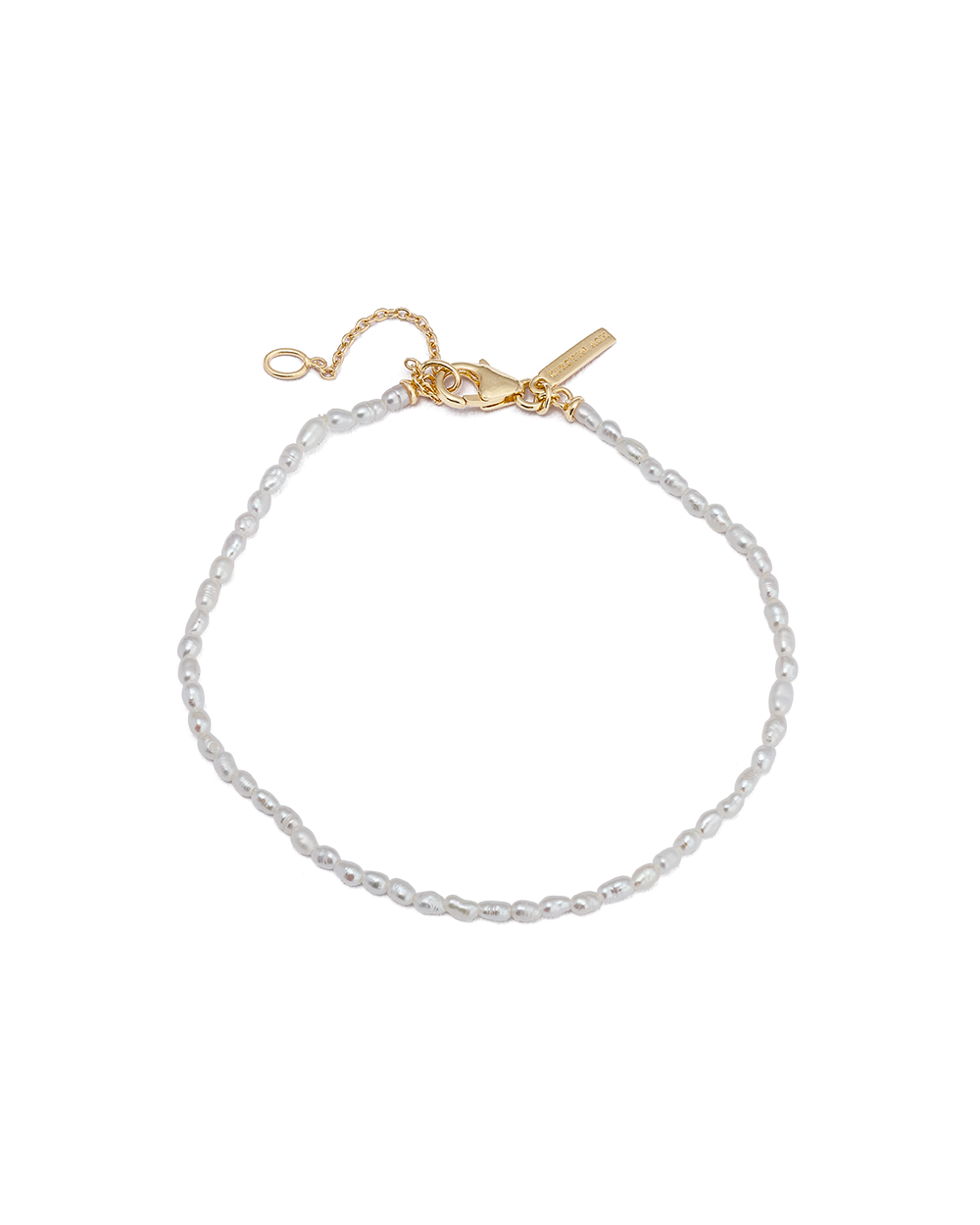 VACATION PEARL BRACELET (18K GOLD PLATED) IMAGE 1