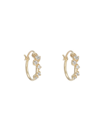 VALENCIA TOPAZ HOOPS (9K GOLD) IMAGE 1