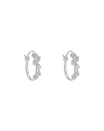 VALENCIA TOPAZ HOOPS (STERLING SILVER) IMAGE 1